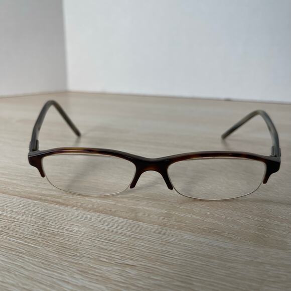Gucci GG1505 5U2 Eyeglasses Tortoise Brown Half Rim Frames 51-16 135 Italy - Picture 2 of 9